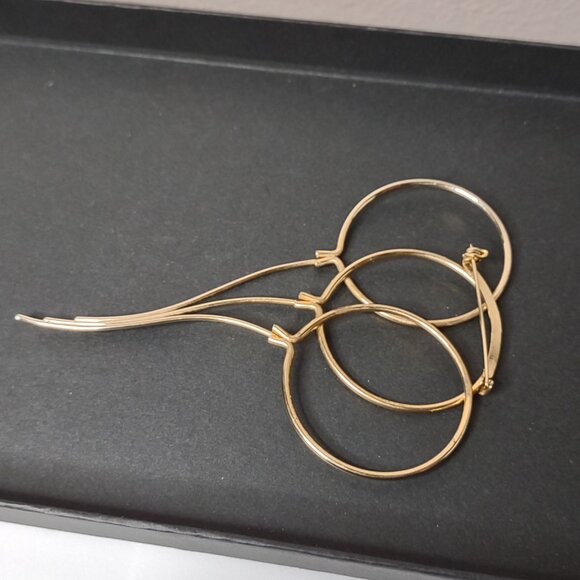 Large Gold Tone Balloon Brooch - Picture 8 of 11